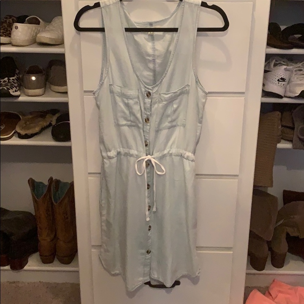 New chambray dress medium